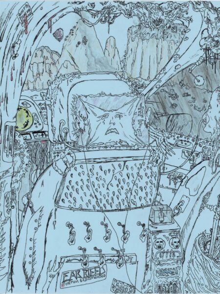 Battlemaniaks Fullspeed Into Certain Obliteration original drawing by matt lock