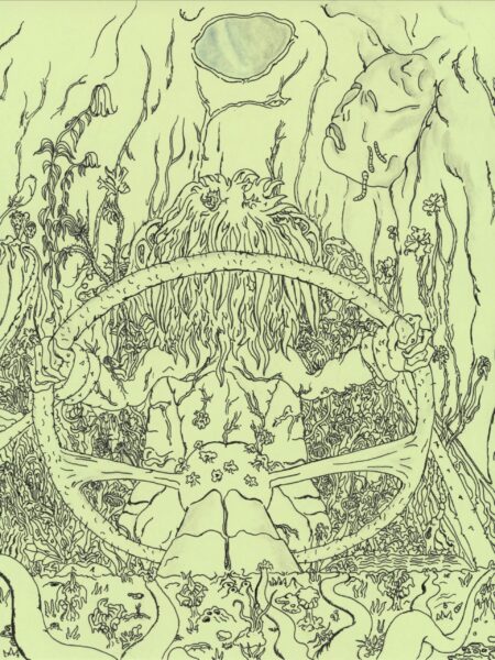 Flora-Mobile Unit Fissure Morphosis original drawing by matt lock