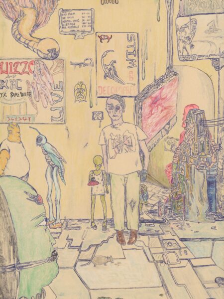 in stranger sections original drawing by matt lock