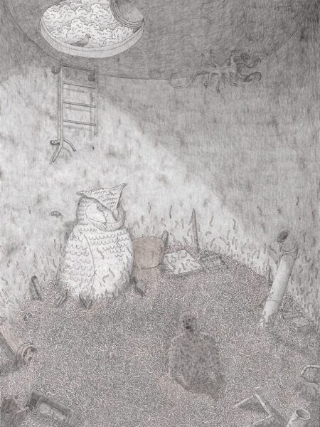 doroguru's home: inside a worm filled water tank by paqaru