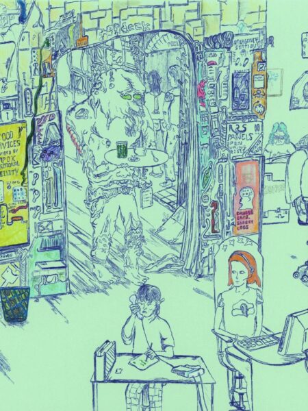 Prisoner Service original drawing by matt lock