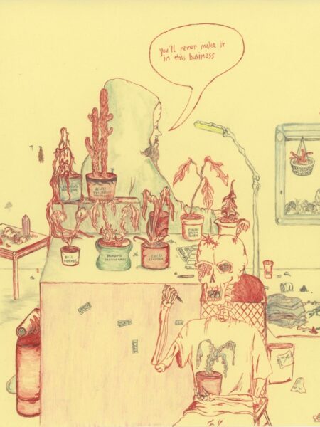 Running Out of Names original drawing by matt lock