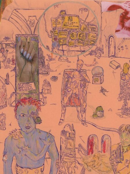 You've Found The Underground Church original drawing by matt lock
