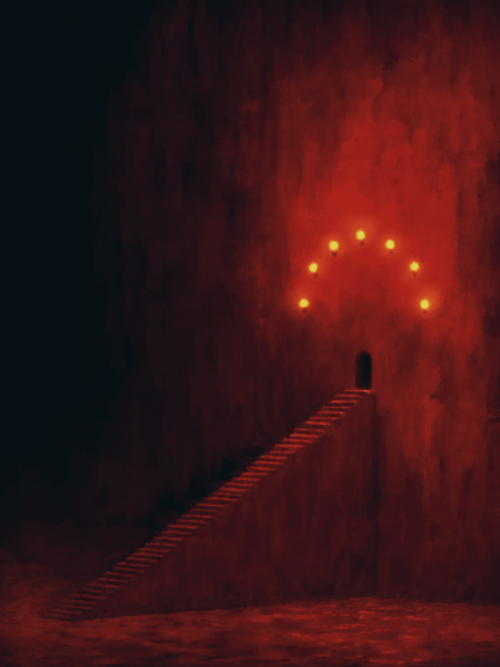 stairs to the room artwork by suguru tanaka