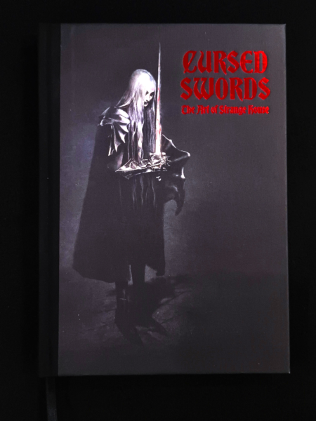 cursed swords is a dark fantasy artbook by strange house