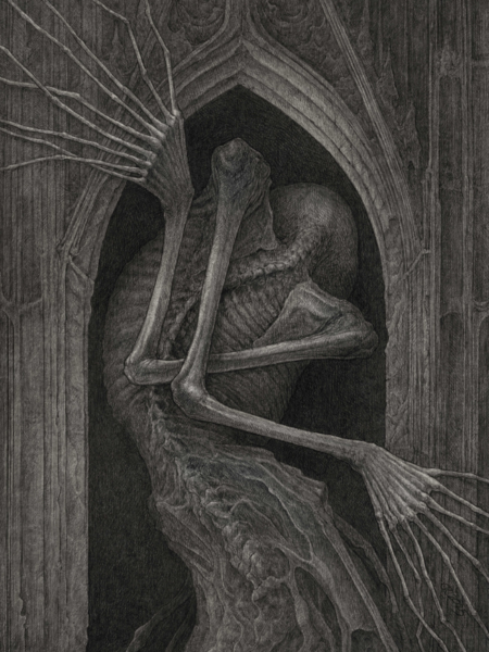gothic is a dark art artwork by kirill semenov
