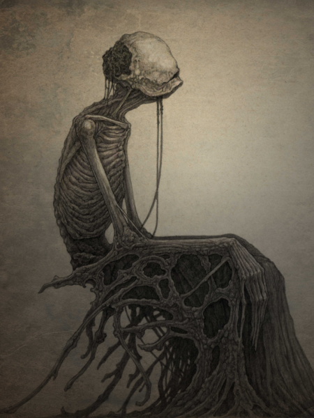 ἡγεμών is a dark art artwork by kirill semenov